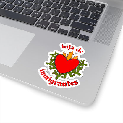 Latina pride kiss cut sticker
