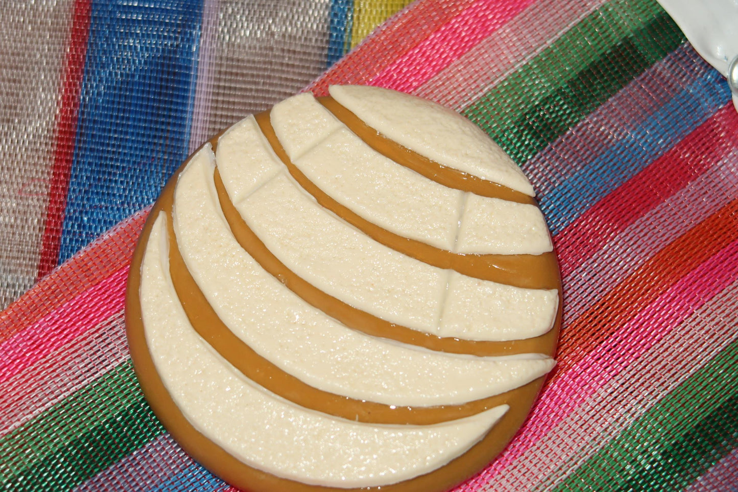 Handmade Mexican Sweet Treat Compact Mirror: Concha, Galleta, Payaso, Waffle, Pancake