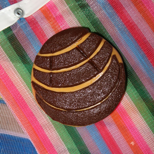 Handmade Mexican Sweet Treat Compact Mirror: Concha, Galleta, Payaso, Waffle, Pancake