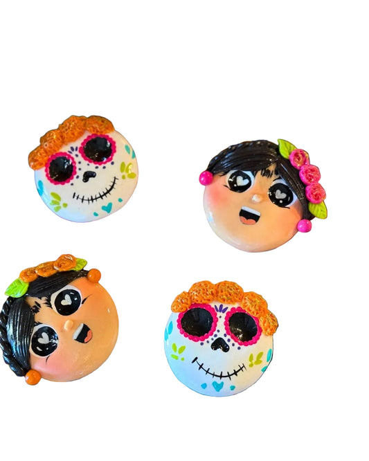 La Frida y La Catrina pocket mirrors