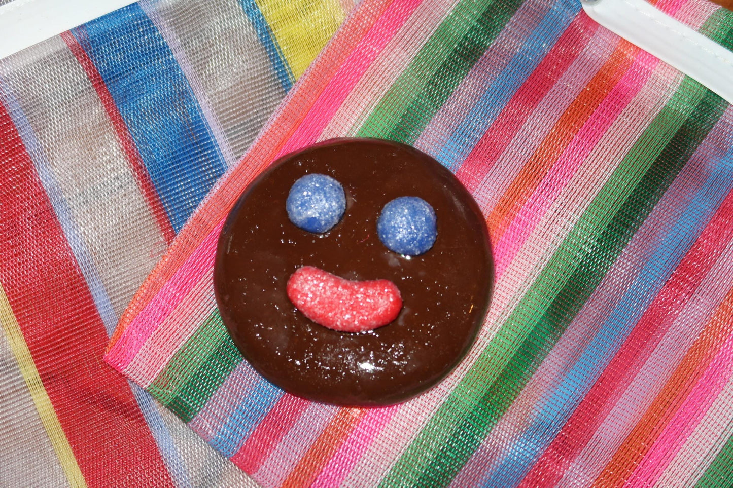 Handmade Mexican Sweet Treat Compact Mirror: Concha, Galleta, Payaso, Waffle, Pancake