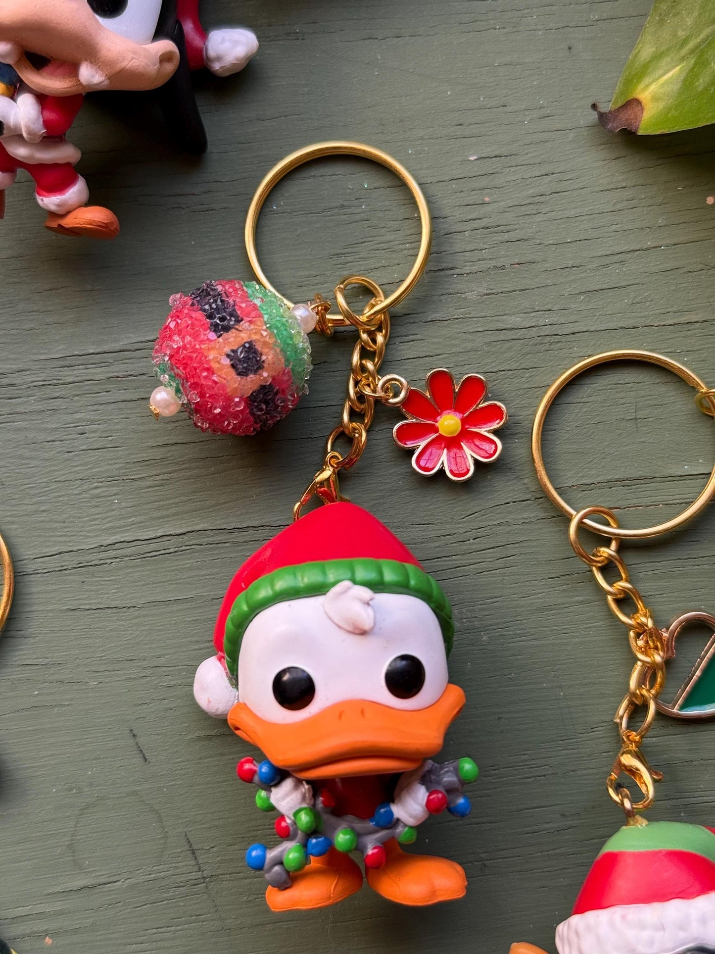 Handmade Christmas Mini Funko Pop Keychains | Cute Disney-Inspired Ornaments | Unique Gifts for Disney Lovers