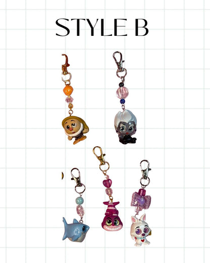 Mystery Character-Style Keychain | Handmade Blind Box | Durable Collectible