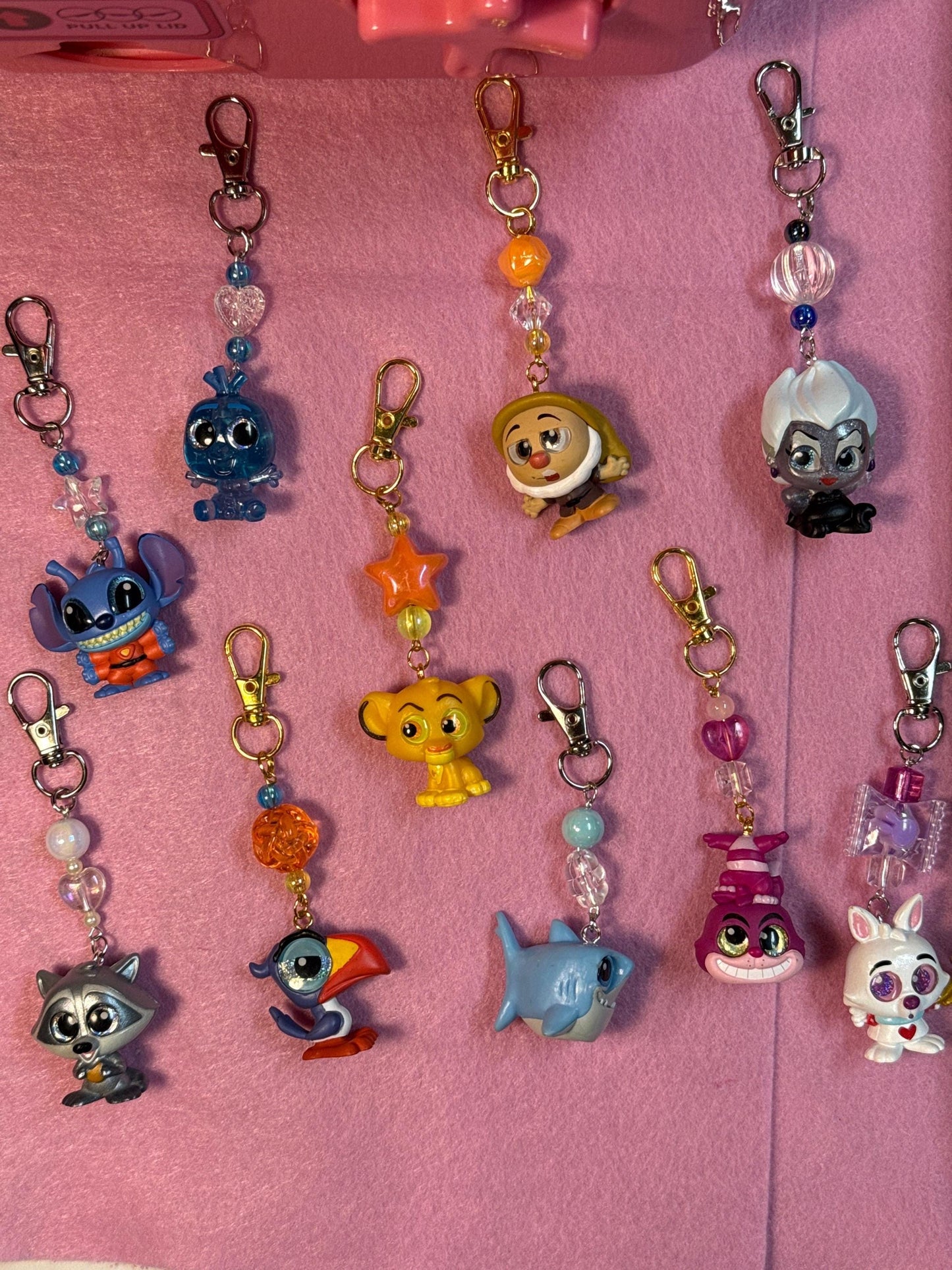 Mystery Character-Style Keychain | Handmade Blind Box | Durable Collectible