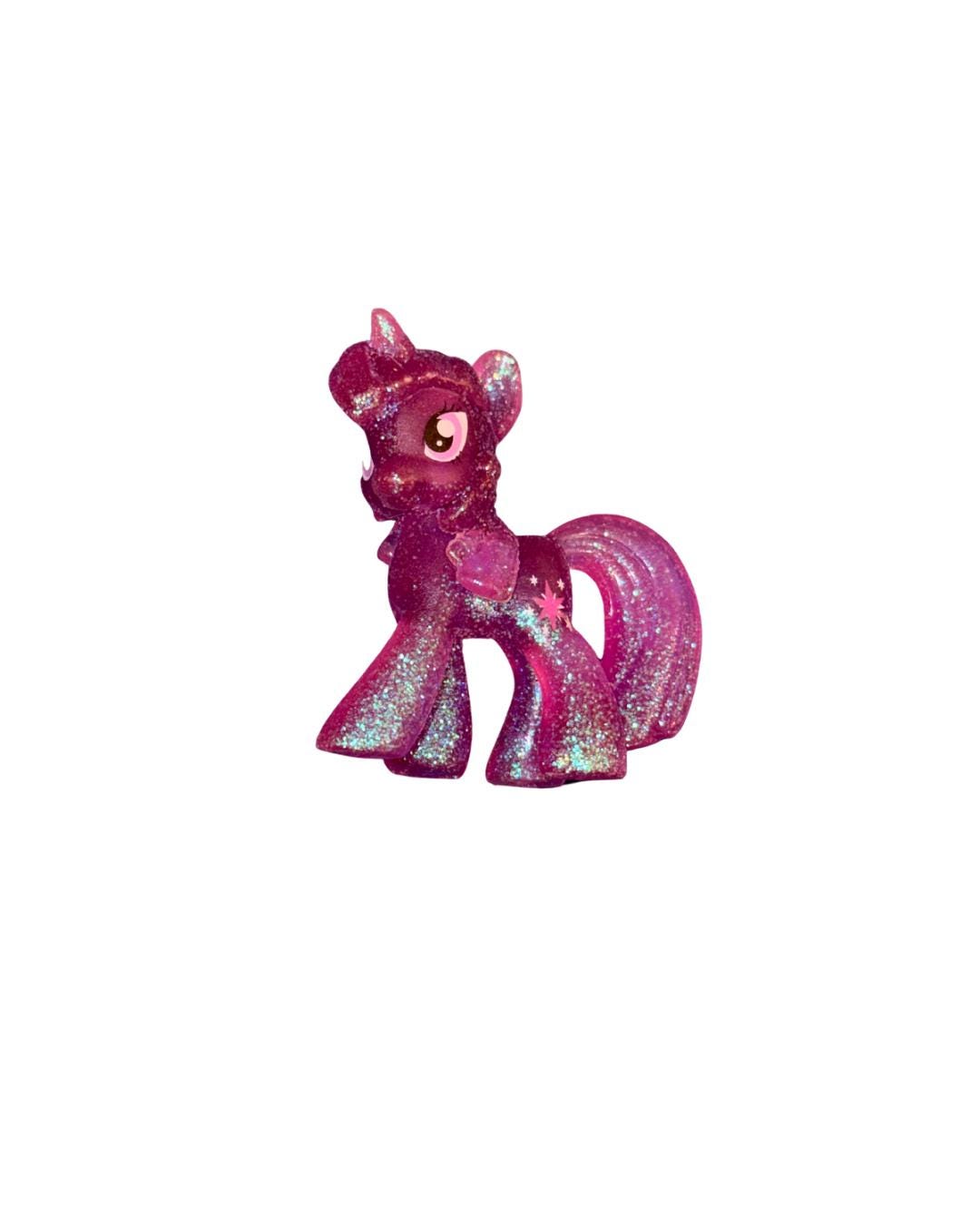 MLP Custom Keychains Glitter Ponies