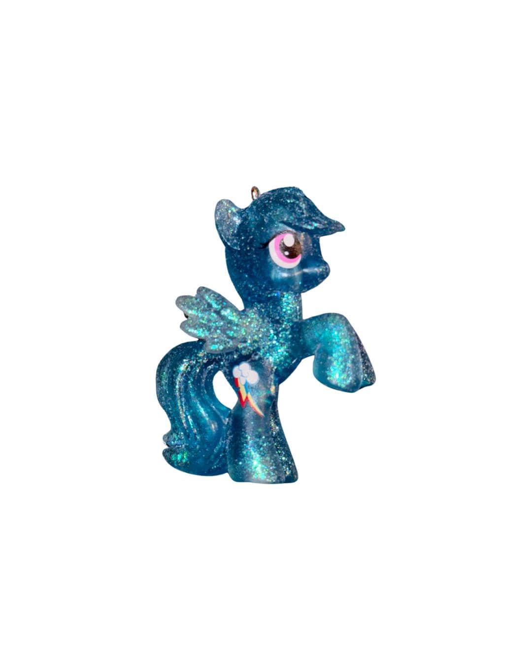 MLP Custom Keychains Glitter Ponies