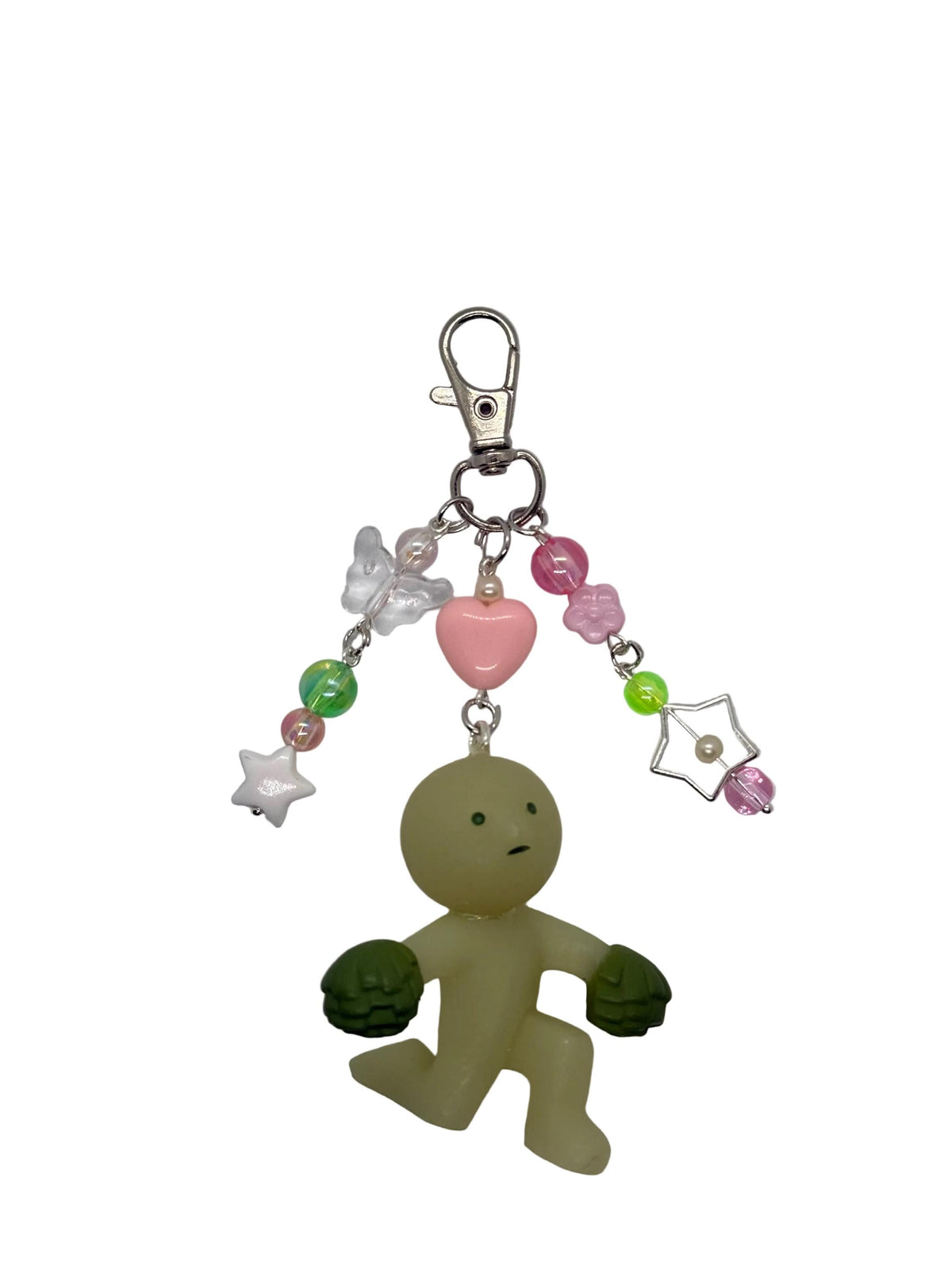 Smiski Keychain – Handmade Pastel Kawaii Figure Bag Charm Accessory