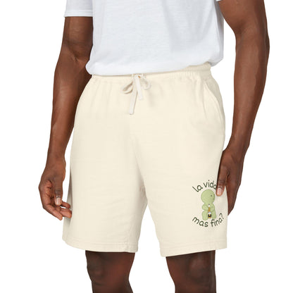 La vida mas fina smiski graphic Sweat Shorts | Spanish phrase, pastel green art