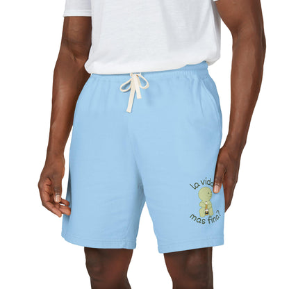 La vida mas fina smiski graphic Sweat Shorts | Spanish phrase, pastel green art